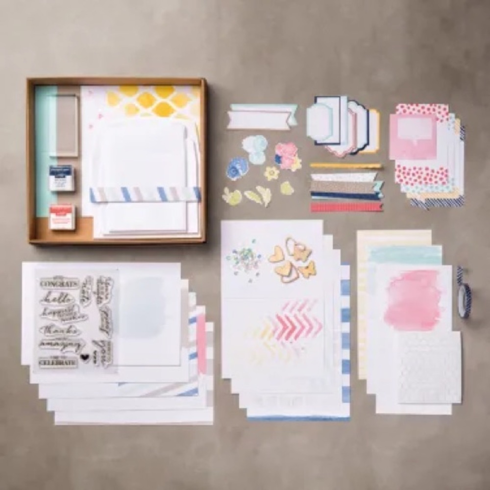 Stampin’ Up Watercolor Wishes stamp set new